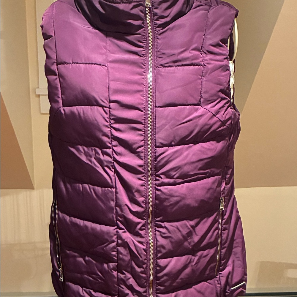 Calvin Klein Deep Purple Quilted Vest